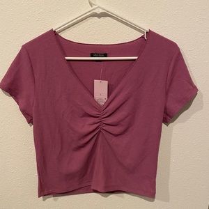 Pretty Purple Crop Top